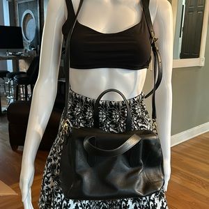 Fossil leather shoulder bag